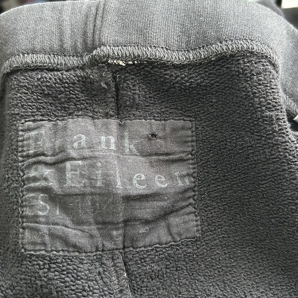 FRANK and EILEEN Catherine Sweatpant Favorite Pant Black Triple Fleece Sz L NEW - Picture 13 of 15